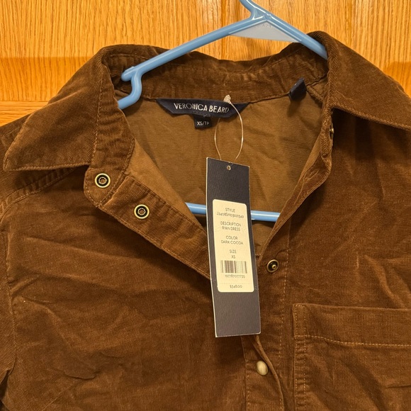 NWT VERONICA BEARD JEAN Ryan Dress Cocoa size XS - read description - Picture 2 of 5